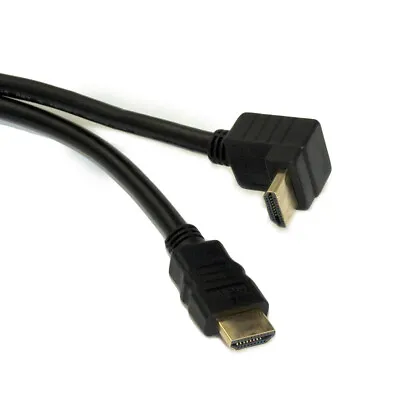 1ft 90 Degree ANGLED High Speed HDMI Cable 4K@60Hz/18Gbps 28AWG • $7.39