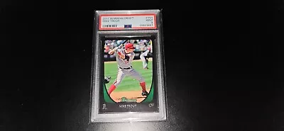 2011 Bowman Draft #101 Mike Trout Rookie RC PSA 9.Angels/Topps • $139.95