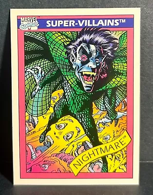 Nightmare 1990 Marvel Comics Impel #56 Super Villains Trading Card • $0.99