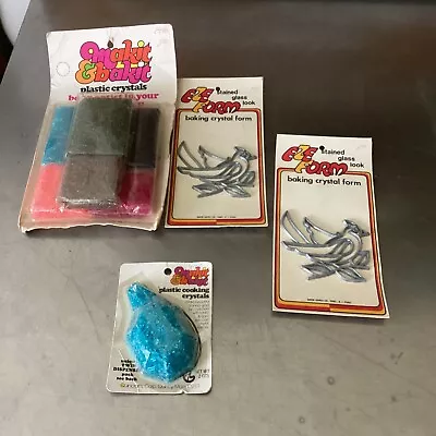 Vintage Makit Bakit Plastic Baking Crystals New Sealed Lot Of 2 With Bird Forms • $23.95