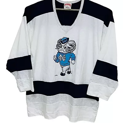 VTG University North Carolina Tar Heels Shirt Sweater LS Nutmeg Mills XL NCAA • $84.51
