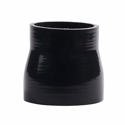 Black 2.75  To 3  Inch 70 - 76 Mm Straight Silicone Hose Reducer Turbo Coupler • $7.88