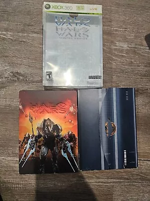 Halo Wars -- Limited Edition (Microsoft Xbox 360 2009) Complete CIB Steelbook • $39.99