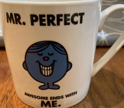 £5 • Buy Mr Perfect Mr Men Mug Rare Fathers Day