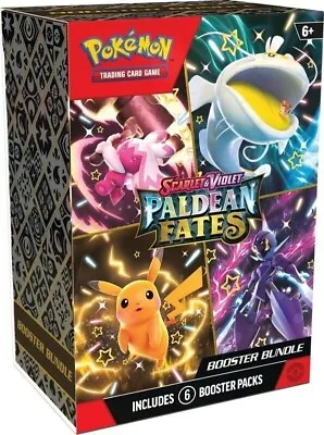 Booster Bundle Paldean Fates SV04.5 Pokemon New Sealed • $27.87