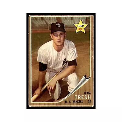 1962 Topps Baseball Card Tom Tresh RC Yankees #31 • $9.50