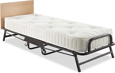 Jay-Be Crown Premier Folding Bed With Deep Sprung Mattress - Single Black • £390.35