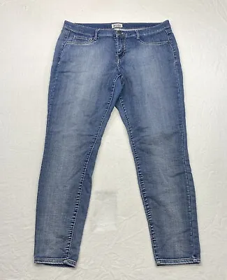 Mudd Jeans Womens 15 Blue Faded Skinny Jeans Cotton Polyester Spandex • $12.52
