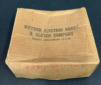 Warner Electric Brake And Clutch 5230-451-003 EP-500 4000 RPM - 30 Day Warranty • $75