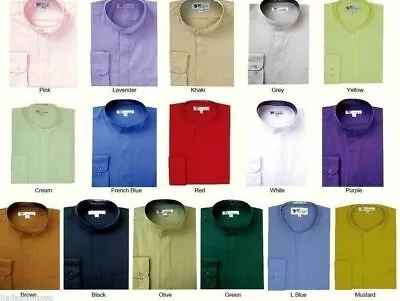 Dress Shirts - Banded Collar • $39.99