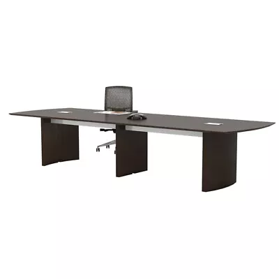 Mayline Medina Series Engineered Wood Conference Table In Mocha Brown • $1639.63