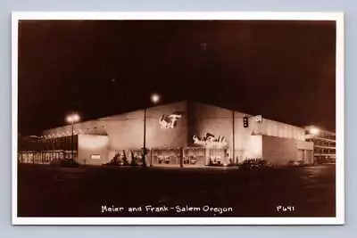 Meier & Frank Department Store SALEM Oregon RPPC Vintage Photo Postcard ~1940s • $12.99