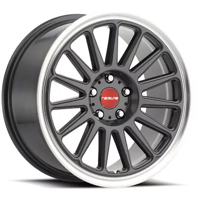 18x9.5 Raceline 315B Grip 5x100 35 Black Wheels Rims Set(4) 72.6 • $1196