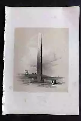 David Roberts Egypt & Nubia 1856 Print. Obelisk Of On 197 • £20