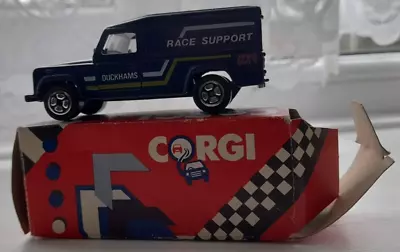 £8 • Buy Corgi Land Rover Race Support Jeep Duckhams Vintage Boxed