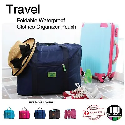 $8.28 • Buy Foldable Waterproof Travel Clothes Organizer Pouch Storage Suitcase Luggage Bag