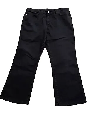 Levis Jeans Womens Night Blues 18M Bootcut Embroidered Pockets Mid-Rise • $27.05