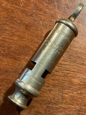 £75 • Buy Vintage Rare J Hudson & Co The Metropolitan Whistle For Robinson & Co, Singapore