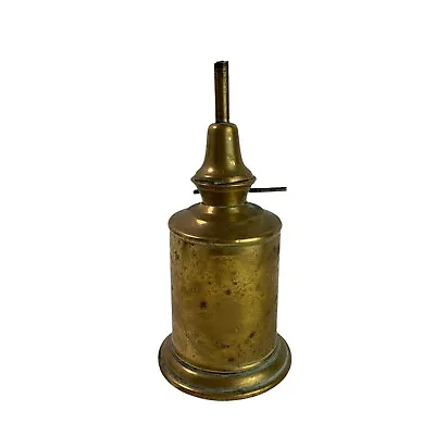 Vintage French Brass Original Lampe L Hirondelle Vintners Oil Lamp • $31.11