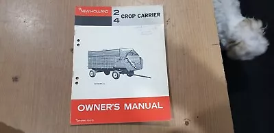 New Holland Model 2 & Model 4 Crop Carrier Owner's Manual • $19.99
