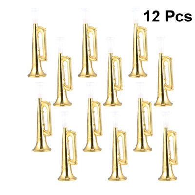 £11.96 • Buy 12pcs Plastic Noise Maker Trumpet Funny Speaker Gift Kids Toys Cheering Props