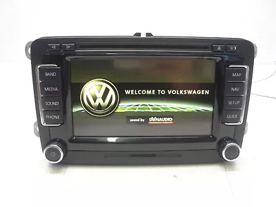 2009-2012 Volkswagen Cc Navigation Display Am/fm Radio Cd Player 3c0035684c Oem • $229.95