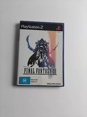 Final Fantasy XII 12 With Manual PlayStation 2 PS2 PAL Free Postage AUS • $12.50