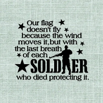 Last Breath UNMOUNTED Rubber Stamp - Honor Fallen Heroes - Military #29 • $8.20