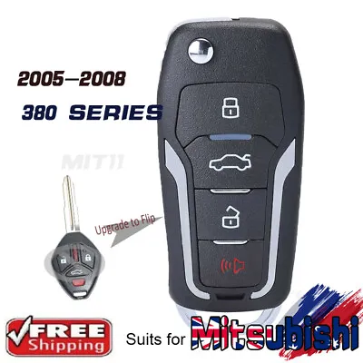$40.66 • Buy Upgrade Flip Remote Key Fob 4B For Mitsubishi 380 Series 2005 2006 2007 2008