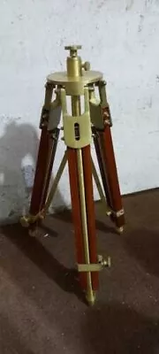 Tripod Nautical LARGE Vintage Theater Stage Industrial Nautical Tripod Stand • $149.89
