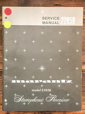 Marantz Model 2285B Receiver  Service Manual *Original* • $79.97