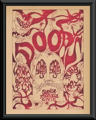 $20 • Buy The Doors Santa Monica Concert Poster Reprint On Old Paper *234