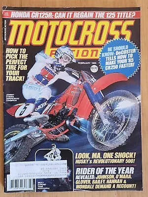 Motocross Action February 1985 Vintage Magazine MX Johnny O'Mara Supercross SX • $17.47