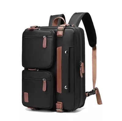 17.6x15.6 Inch Computer Laptop Backpack/briefcase/shoulder Bag In One.  • £40