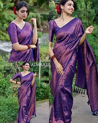 £23.99 • Buy Saree Blouse New Sari Indian Pakistani Wedding Designer Bollywood Party Wear