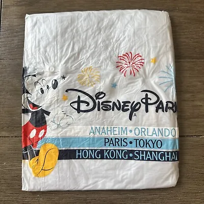 NEW Disney Parks DCL Adult Size Clear Rain Poncho Mickey Fireworks • $13.59