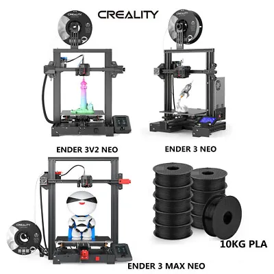 $219.99 • Buy Creality Ender-3 V2Neo/ Ender 3NEO/3MAX NEO/10K PLA 3D Printer Accurate Printing