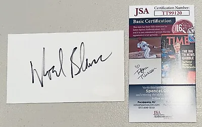 Noel Blanc Signed Autographed 3x5 Card JSA Certified Looney Tunes Mel • £66.45