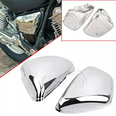 Motor Chrome Battery Side Panel Cover For Yamaha Virago 1100 1000 750 700 84-Up • $24.68