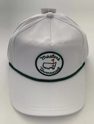 Masters Golf Hat White Vintage Round Logo 2024 Masters Pga New • $69.95