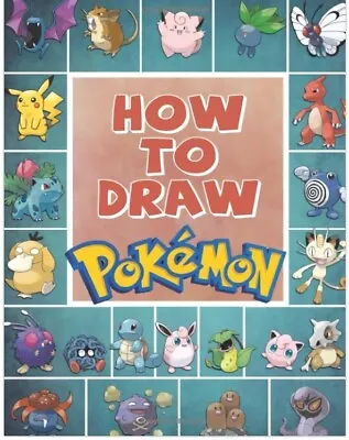 How To Draw Pokemon Training Meditation Anti-Stress Creative Gift Kids Fun • £9.70