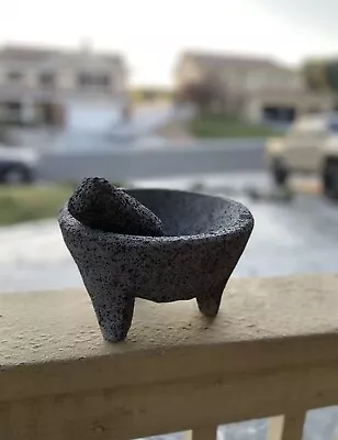 Authentic Ethnic Mexican Molcajete Made Of Volcanic Lava For Cooking 8 Inch • $29.99