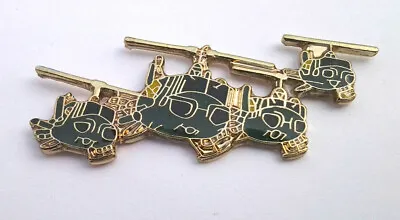4 HUEY HELICOPTERS (ONE 1-1/2  PIN SMALL) VIETNAM Military Hat Pin 16005 HO   • $5.63