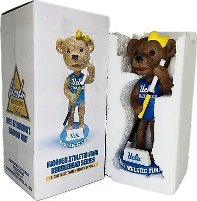 UCLA Bruins Track & Field Bear Bobblehead Wooden Athletic Fund 8th Edition ~ New • $33.99