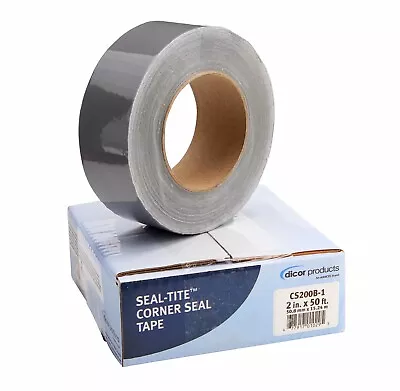 Dicor CS200B-1 Seal-Tite Corner Seal RV Roof Repair Tape 2 X50' Roll Gray NEW • $23.89