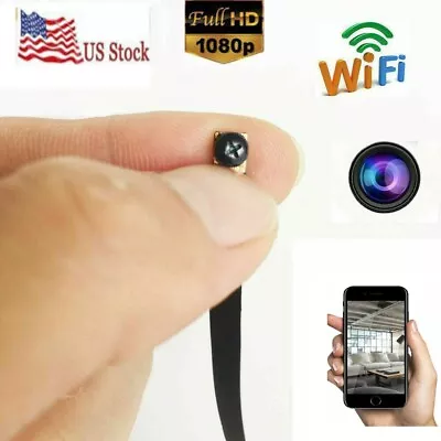 Wireless WiFi 4K 1080p HD Spy Small Hidden Pinhole DIY Screw Mini Camera DVR • $47.88