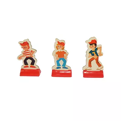 1968 Sandlot Slugger Game BASEBALL TEAM PLAYING PIECES All 3 Milton Bradley • $14.99