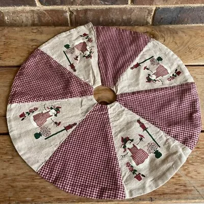 Miniature Christmas Tree Skirt 17 In. Diameter Snowman • $10