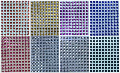 £1.79 • Buy 300 X 3mm Self Adhesive Diamante Stick On Crystals Sticky Rhinestone Gem Sticker