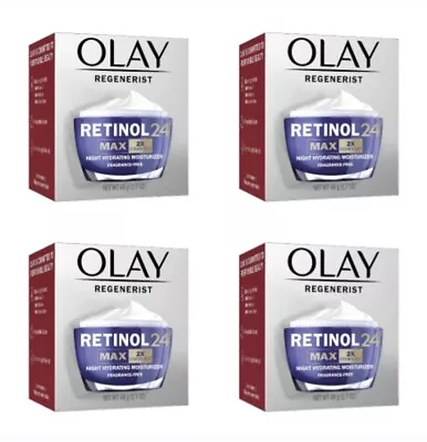 $89 • Buy SALE 4X Olay Regenerist  RETINOL 24 Max Night Moisturiser 48g - RRP $276